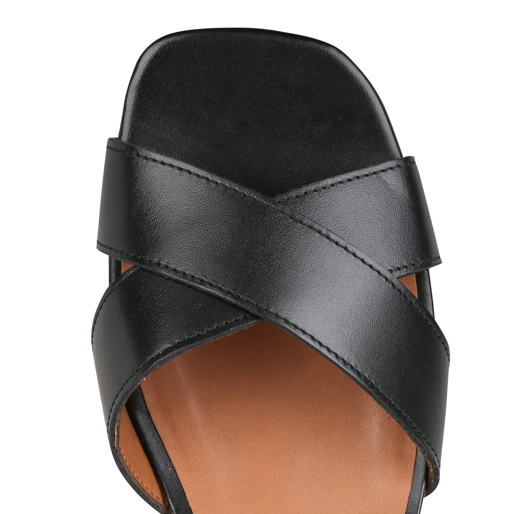 ANTHOLOGY  Sandales à talon en cuir clara - Noir